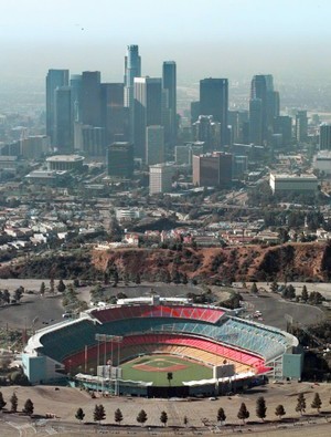 Another View of Dodger Stadium and part of Los Angeles